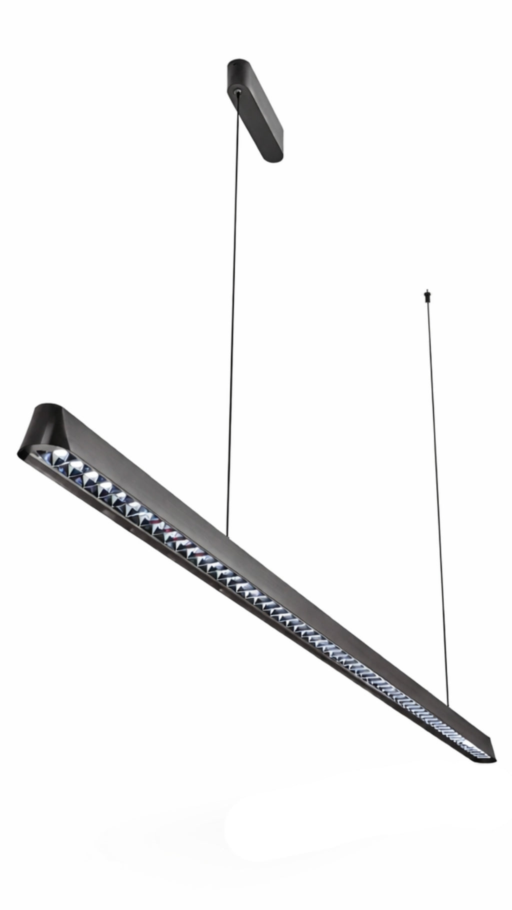 Pendente Linear Pienza Horizzontale II Retangular 166cm Led Integrado Nitrolux