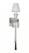 Arandela Tocha De Cristal Legítimo Estilo Baccarat Bivolt