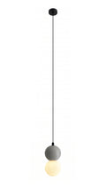 Luminária Pendente Design Industrial Concreto N°2 G9 Bivolt Globo