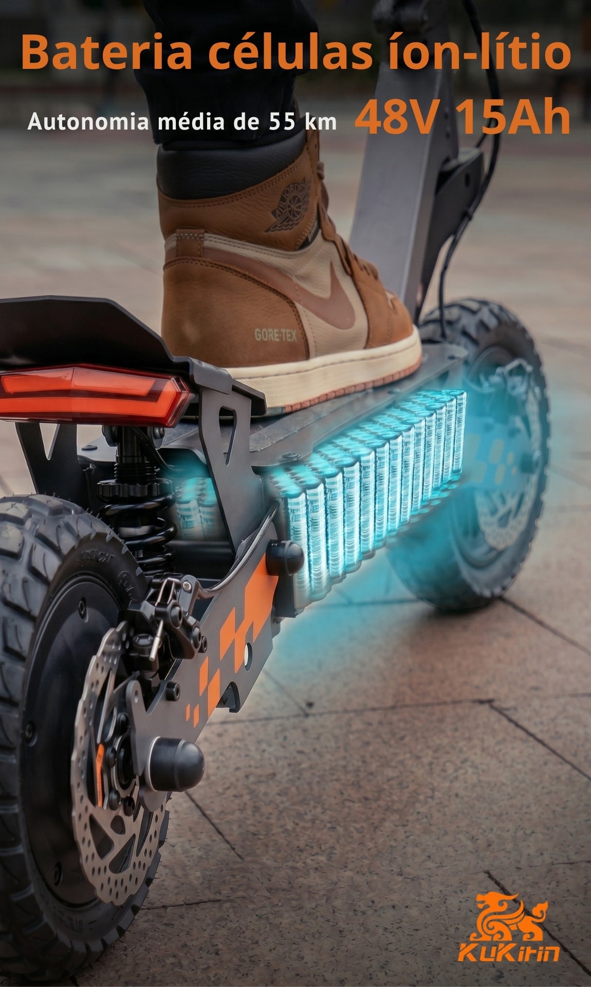 Patinete Elétrico KuKirin G2 800w 45km/h Autonomia 55km