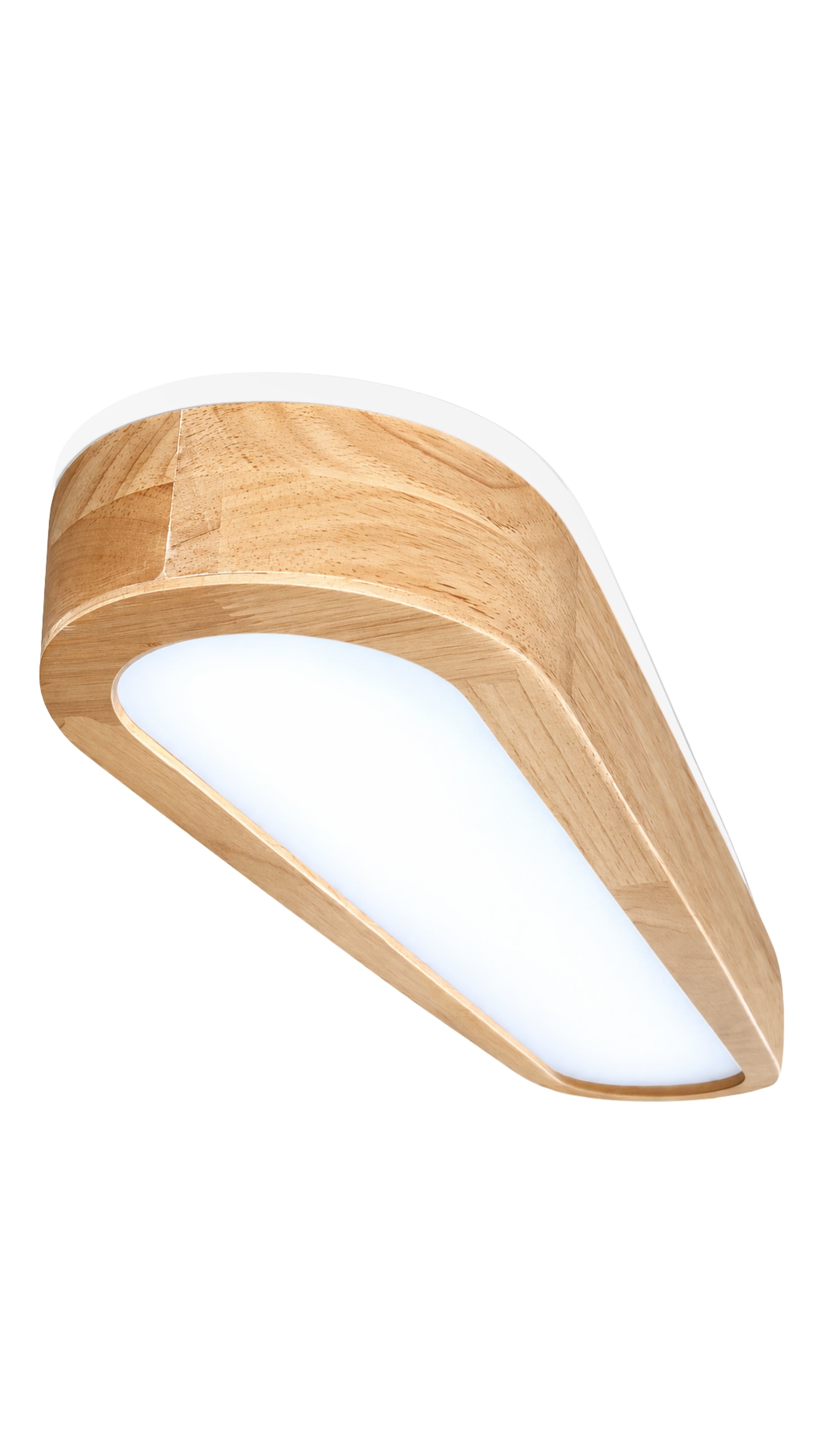 Plafon Retangular De Madeira 65 Cm Nitrolux Led 30w Bivolt