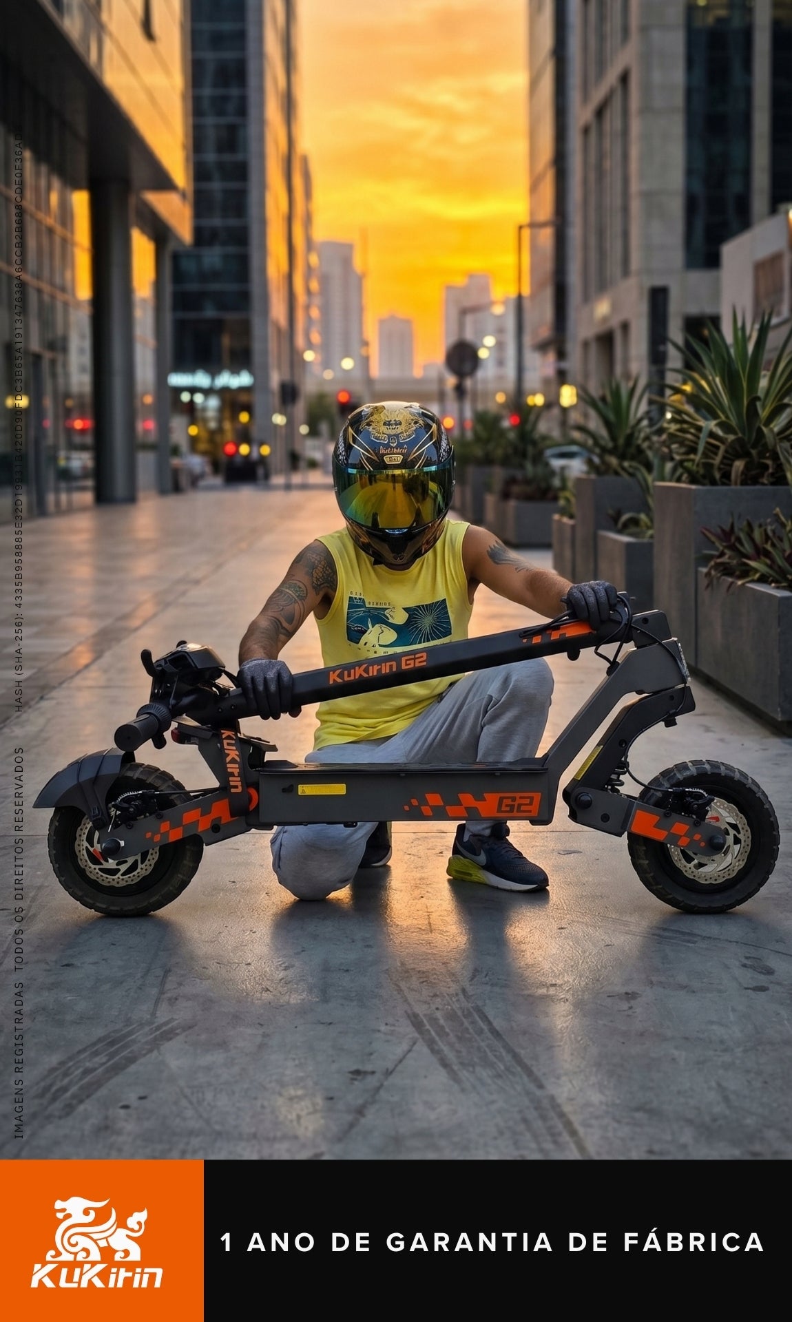 Patinete Elétrico KuKirin G2 800w 45km/h Autonomia 55km