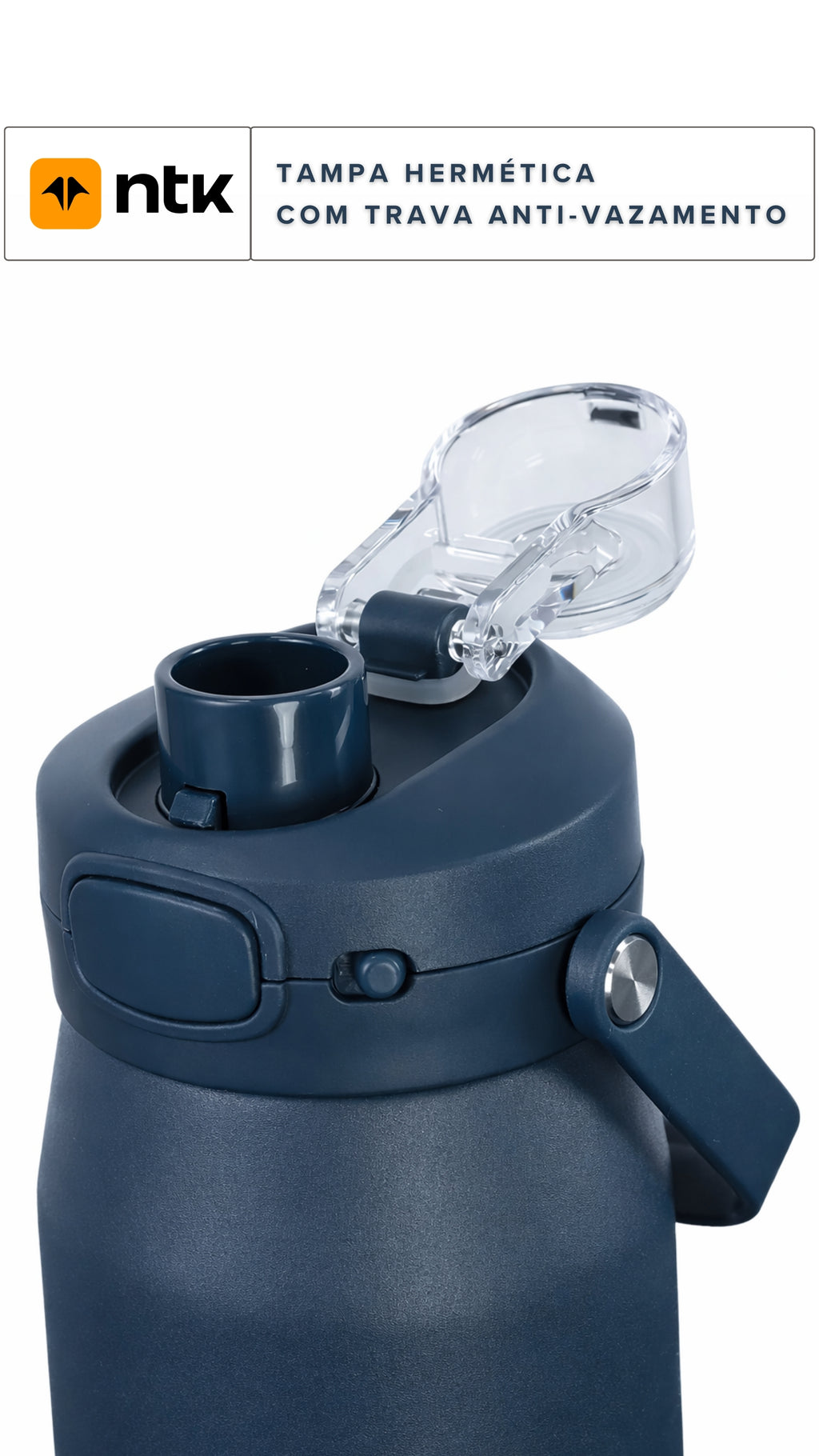 Garrafa Térmica Ntk Isomax Color 1 Litro Inox Parede Dupla