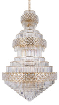 LUSTRE PARA SALA COM PÉ DIREITO ALTO IMPERIAL CRISTAL LEGÍTMO